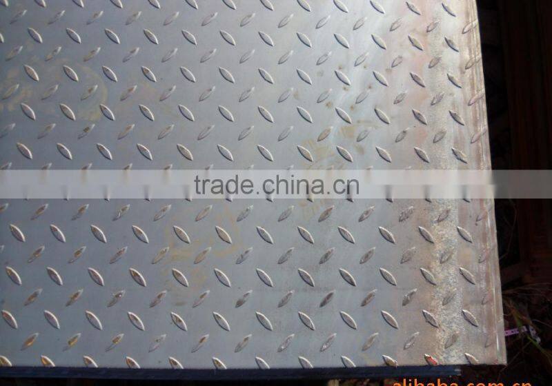 6mm thick chequered steel plate / all kinds of chequered plate