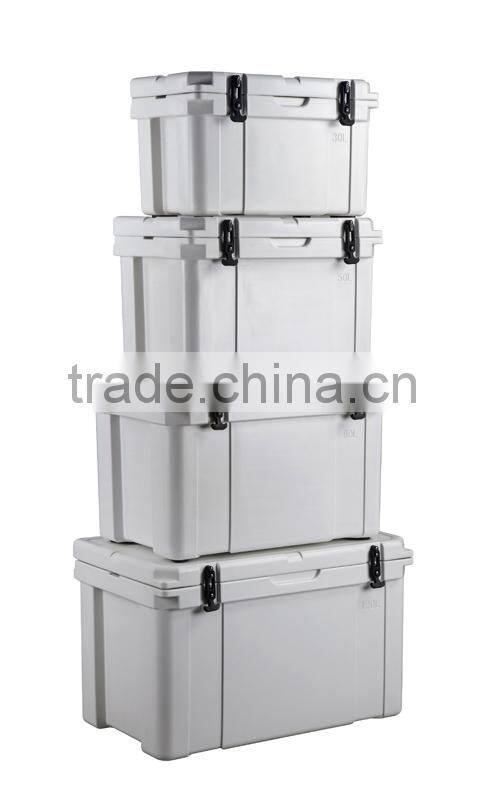 Different sizes picnicking coolers