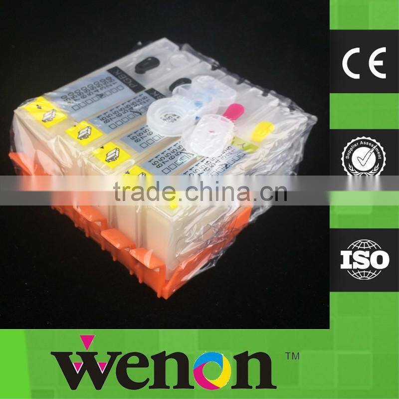6 Color PGI-570 CLI-571 Refillable Cartridge With Chip For Canon PIXMA MG7750 MG7751 MG7752 MG7753 Inkjet Printer