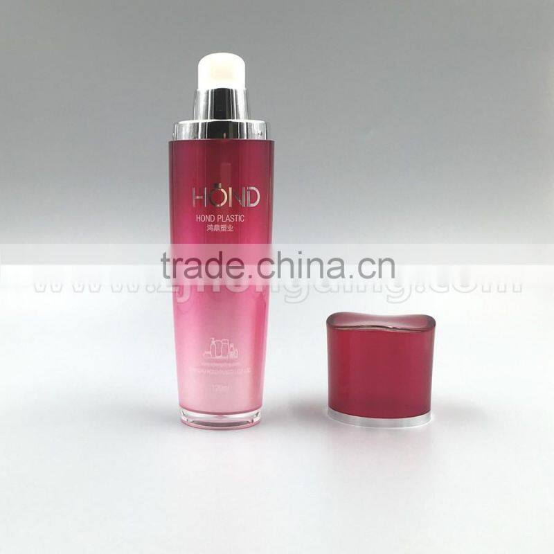 15ml 30ml 50ml 80ml 120ml acrylic cosmetic lotion bottle;lotus leaf shape lotion bottles for skin care