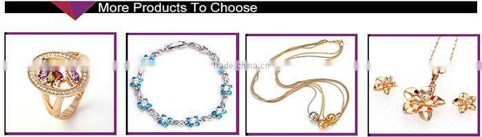 High quality 18k gold color long beads fashion earrings