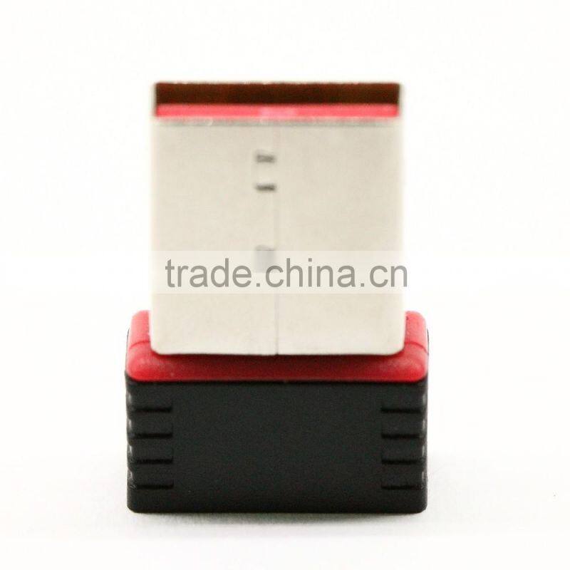 Factory Price 150Mbps 2.4GHz RTL8188 Chipset Mini Nano USB Wireless WiFi LAN Network Adapte Wi Fi 802.11n/g/b Realtek chipset