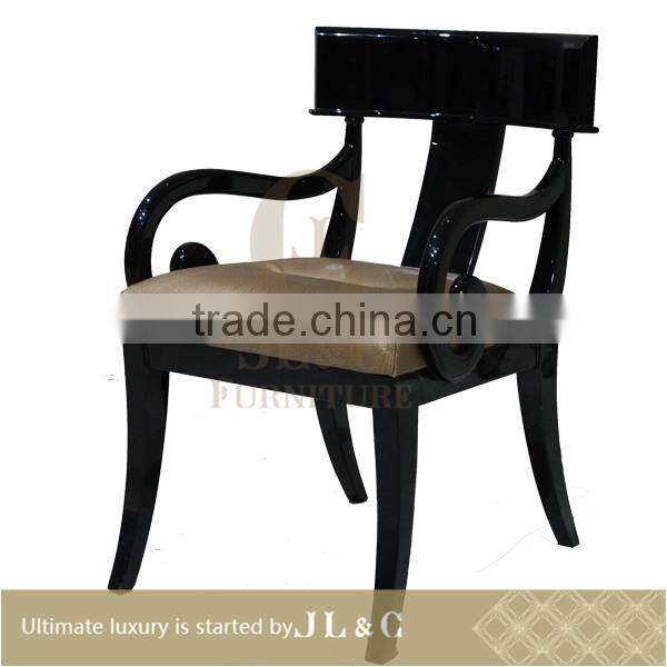 Arm dining chair from ymq JC11-02 for luxury dining room furniture- JL&C Furniture