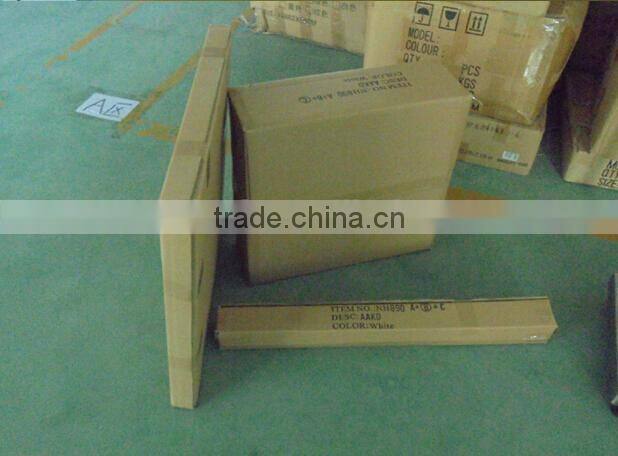 Round tempered glass coffee table with chrome leg (NS1103B)