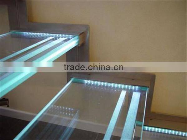 Simple Glass LED Stair