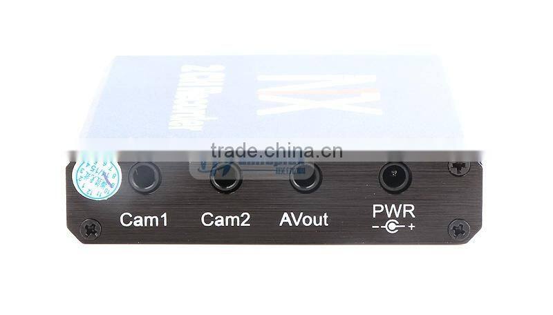 Real time 25fpsMPEG-4 Video Compression Motion Detection 2 Channel Mini Mobile DVR Recorder Support SD Card 128GB