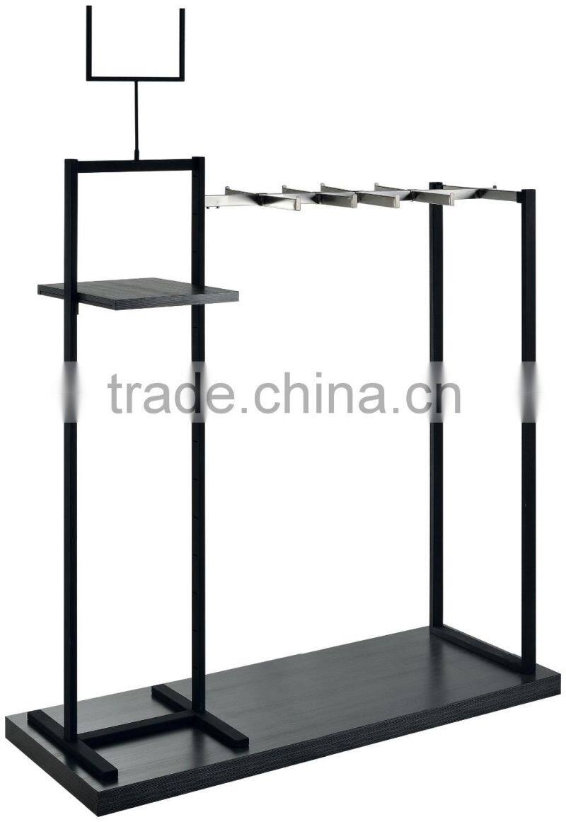 China Supplier Black Color Heavy Duty Multi-Functional Garment Rack