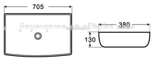 Y158 Washing Basins; Washbasins Bathroom Sinks Prices Sanitary Ware China
