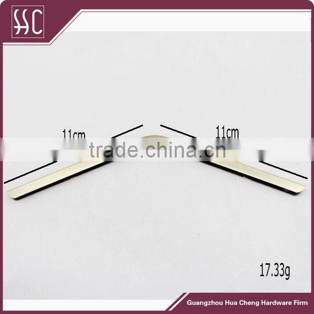 handbag hardware corners brush brass corner hardware