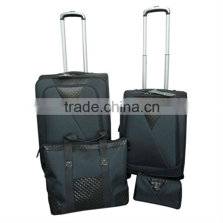 2014 china factory trolley case Four piece sets EVA luggae/suitcase