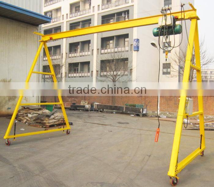5 ton small gantry crane for Indoor use