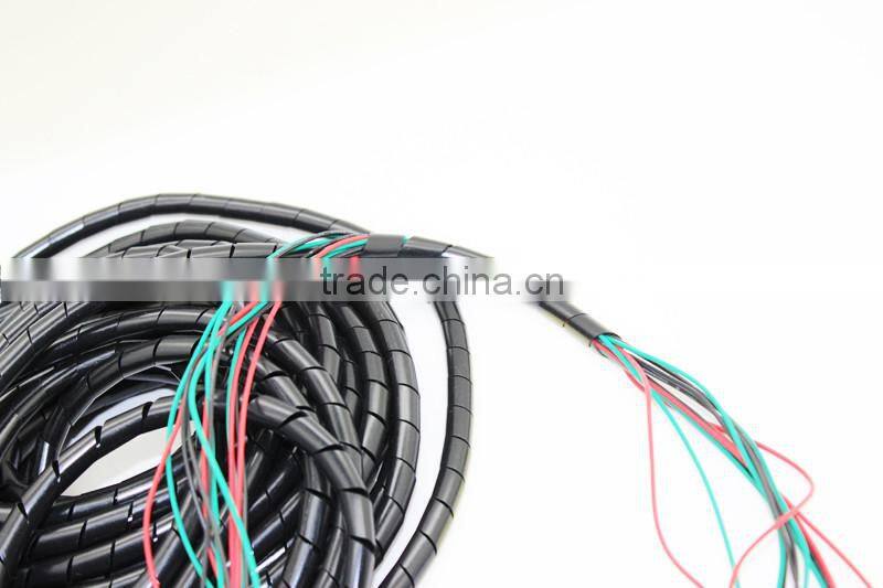 2016 Black diameter 6mm 33Ft.(10M) Spiral Cable Wire Wrap Tube PC Manage Cord