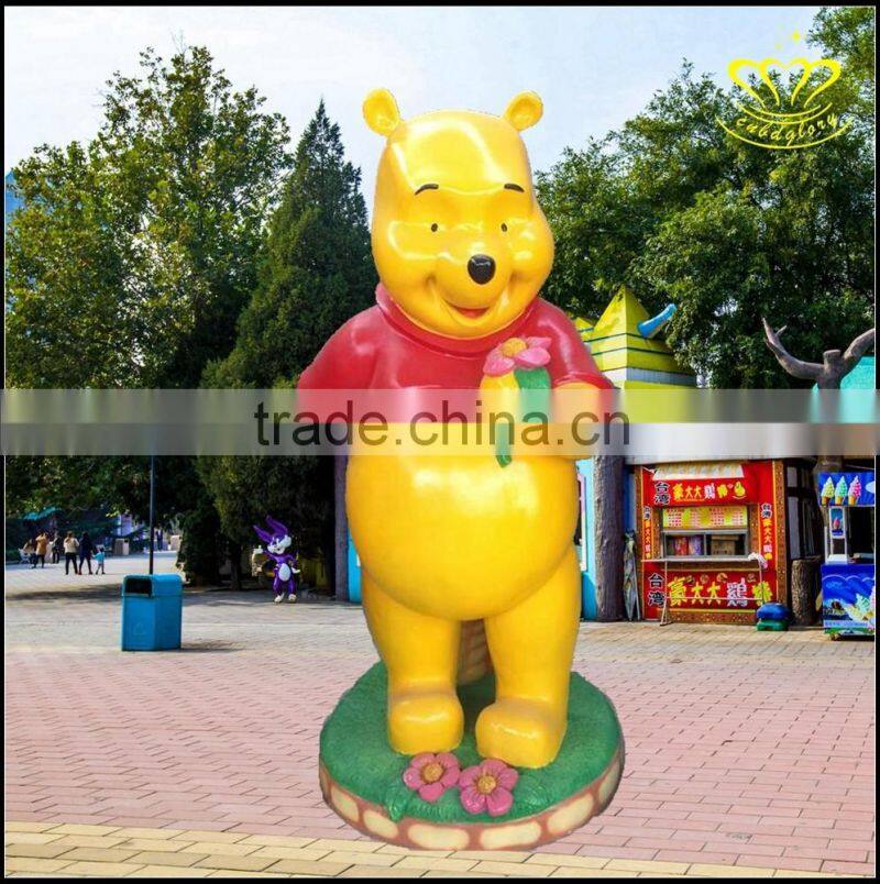 Custom outdoor landscape sculpture FRP cartoon Mitch Mini painting exhibition decorative sculpture