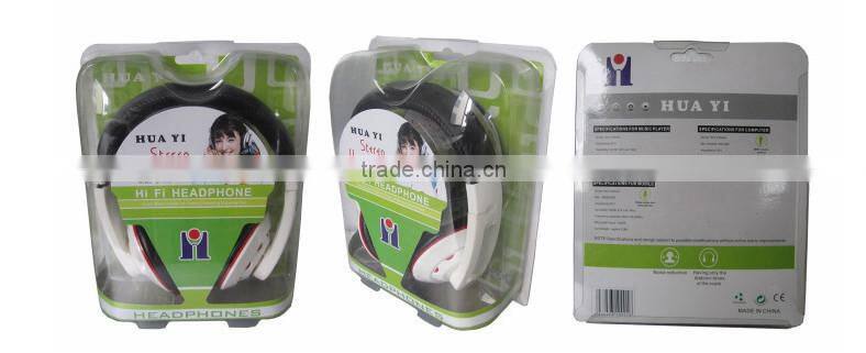 Professional over-ear wired stylish pc gaming headset headphone with mic