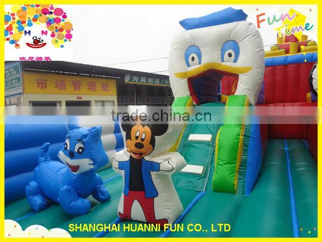 2015 New design CE certificate 0.55mm PVC bouncy castle, inflatable castle, adult bounce house