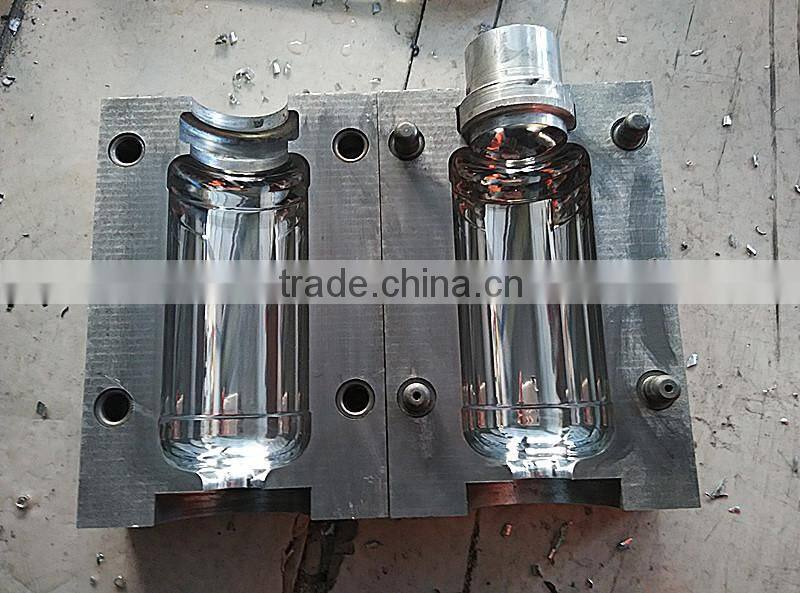 Personal Care Cosmetic Use PET Plastic Bottle With Aluminum Screw Cap