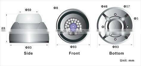 Weatherproof Security cctv camera ir dome