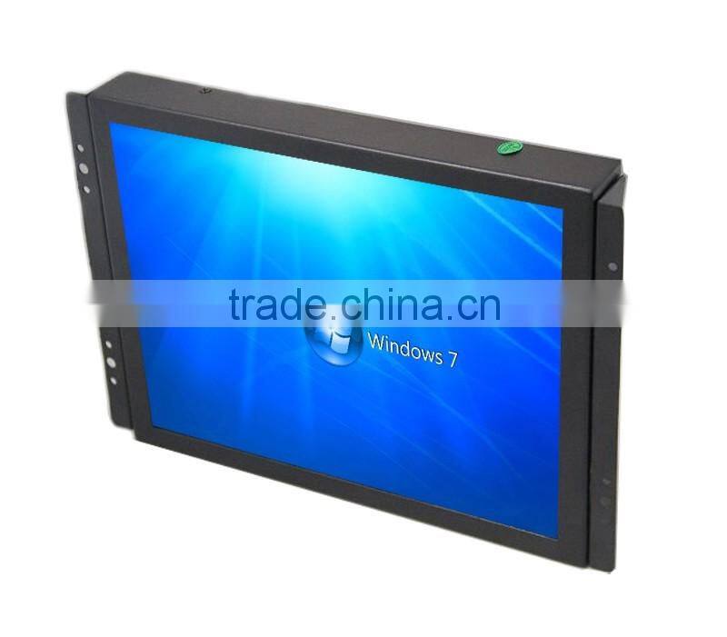 Metal casing 10.4inch open frame LCD CCTV monitor with BNC AV interface