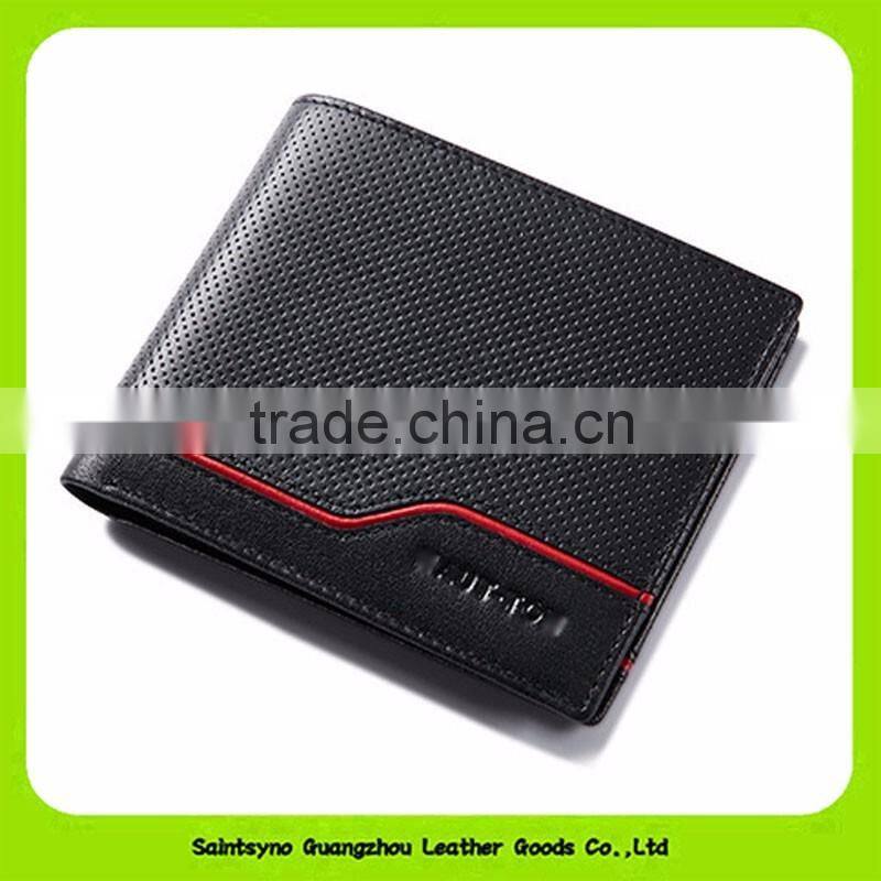 16418 Made in China genuine cow leather men wallet