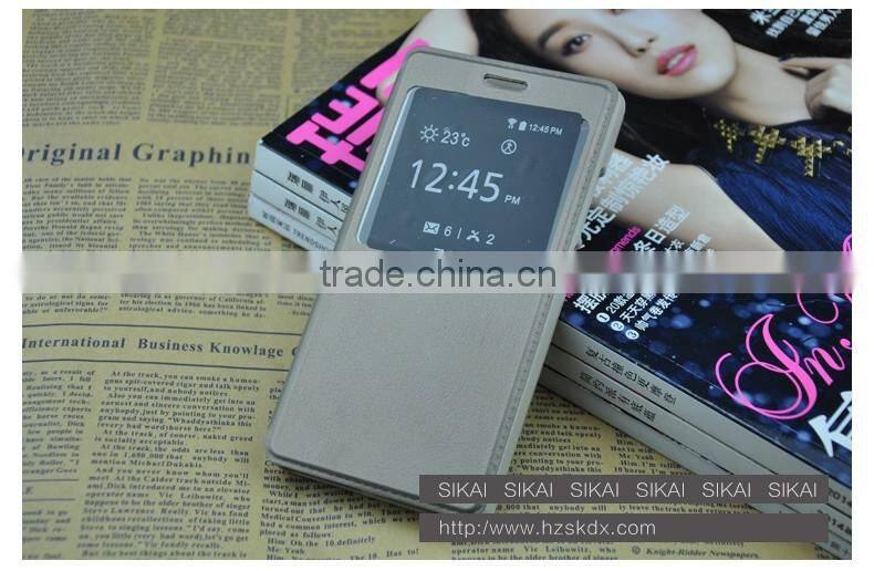 For Huawei P8 Lite Mobile Phone Accessory Anti Dust Smart Slim Water Proof Anti Drop Foldable PU leather Flip Case Flip Cover