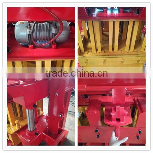 QTJ4-40 hand press brick making machine hand operation block machine manual brick block machine