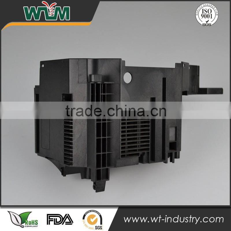 Complicated Structure ABS+PC Motor Bracket Plastic Injection Molding Parts for Printer Components