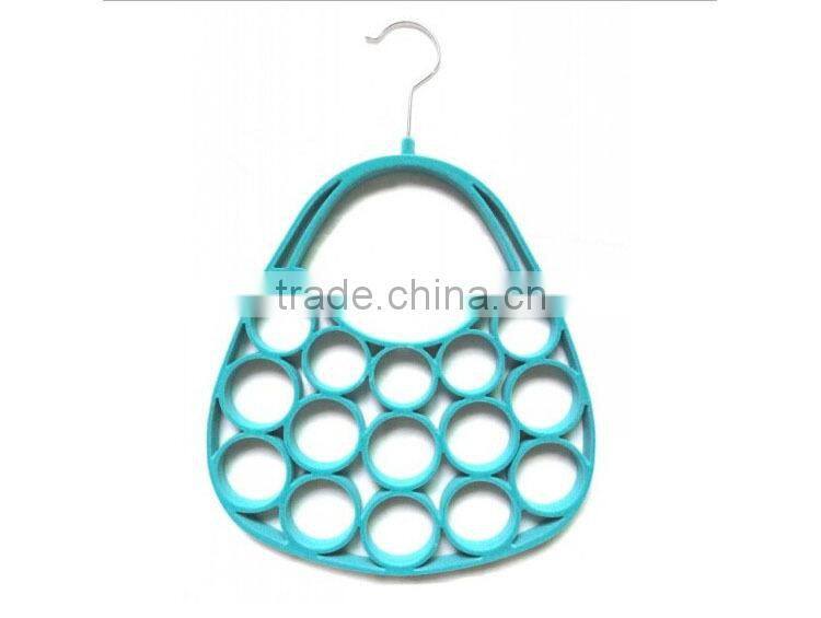 Velvet Flocked Scarf Tie Hanger, Purse Style