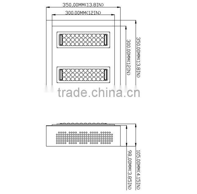 led light for gas station canopy New for 2014/2013 hot selling IP65 60-180w module DLC certificate led canopy light 120w