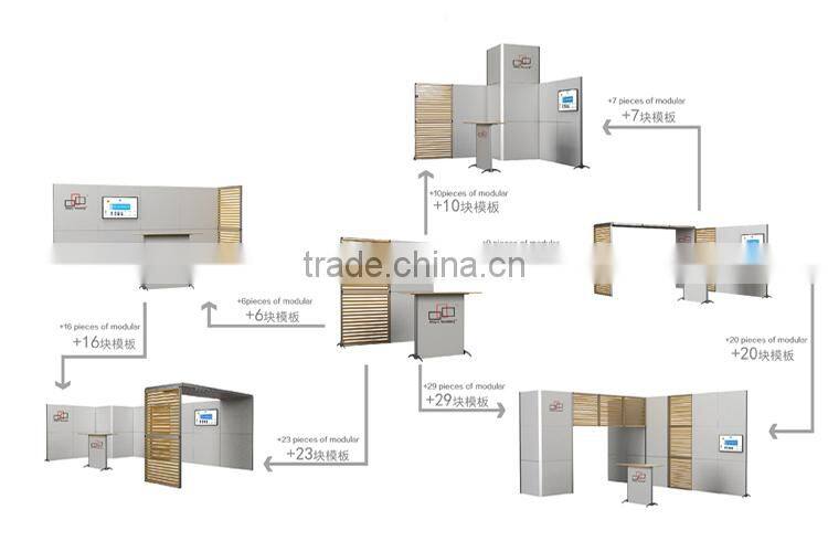 Aluminum-alloy advertising stand with A4 literture rack