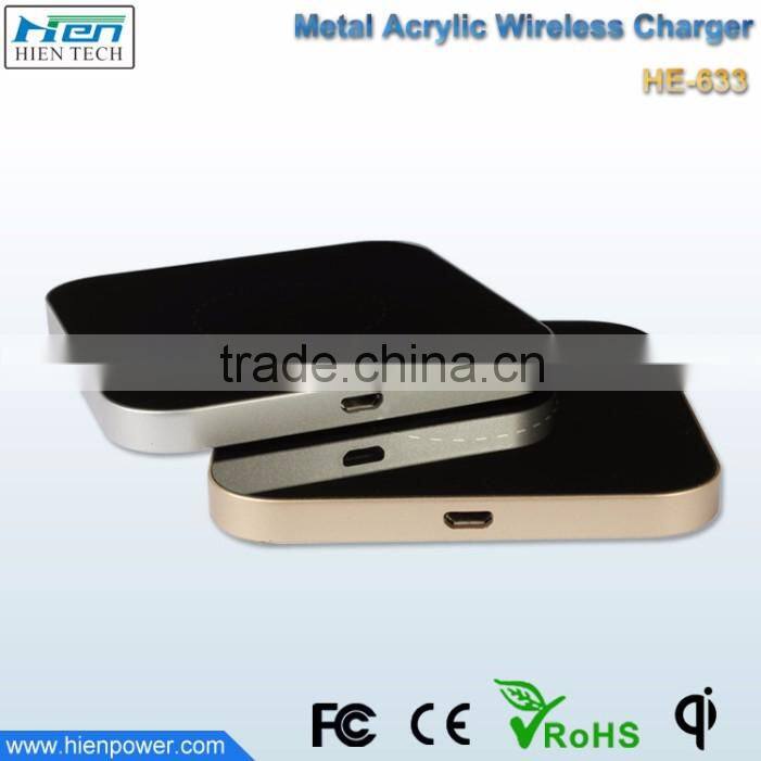 High quality CE approved WPC QC2.0 10W fast charging qi wireless charger transmitter power