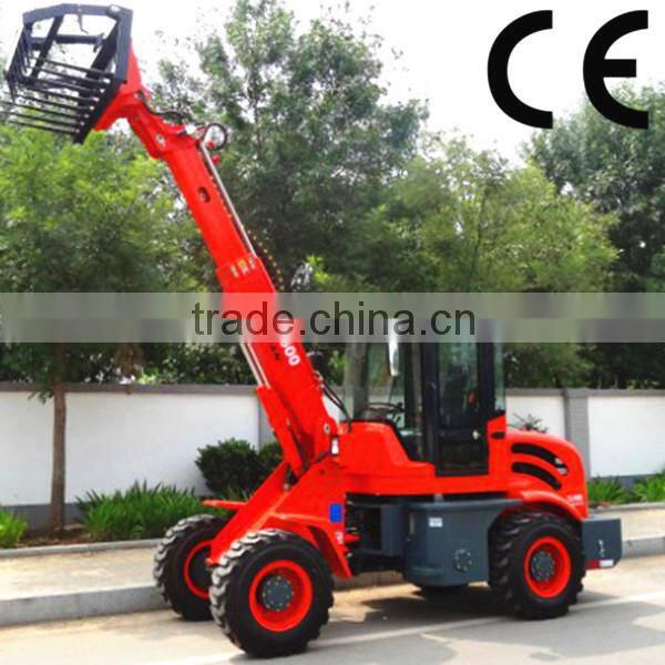 4 in 1 bucket loader with CE certficate,1.5 ton Tl1500 wheel loader CE