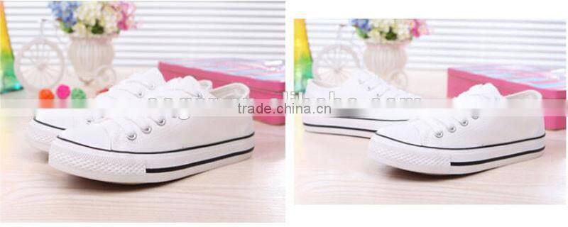 black canvas shoes lace up wholesale slip on flat shoe cheap