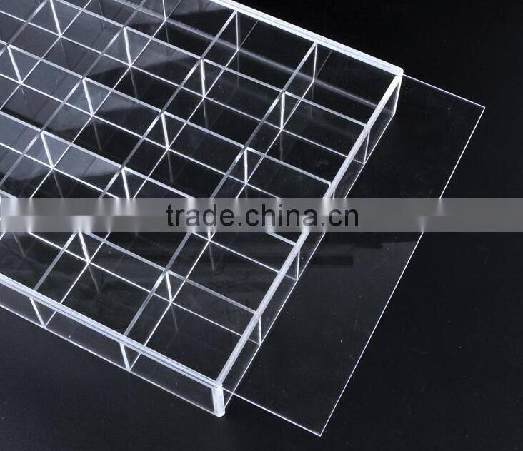 with lid acrylic jewelry holder display box