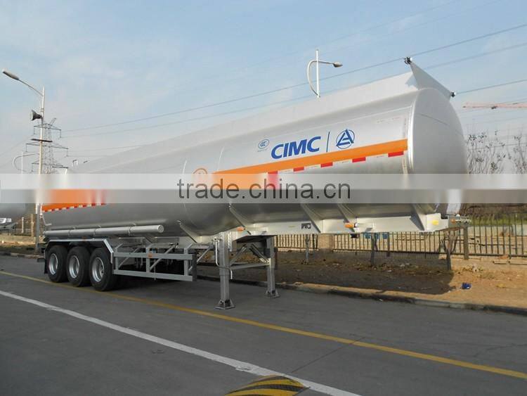 CIMC LINYU aluminum alloy fuel tank semi trailer