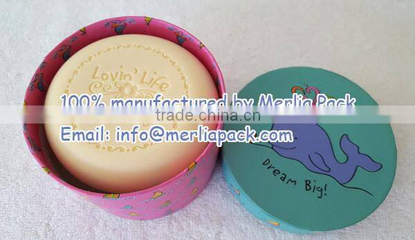 Multi Purpose Gift Boxes Baby Soap Box Tarts Cookie Packaging Round Circle Box