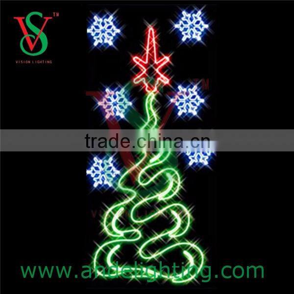 LED 2D Cross Street Light Long Light christmas outdoor cross lights