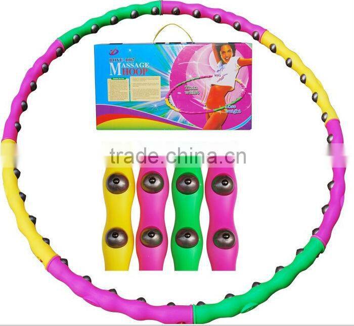 Professional Weighted Magnetic Hula Hoola Hoop Fitness Exercise Massager