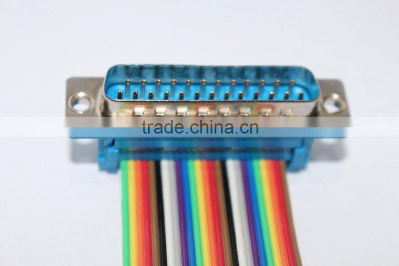 High quality/ Cheap price DB-25M-ET Wiring harness processing wire spring y terminal and connector