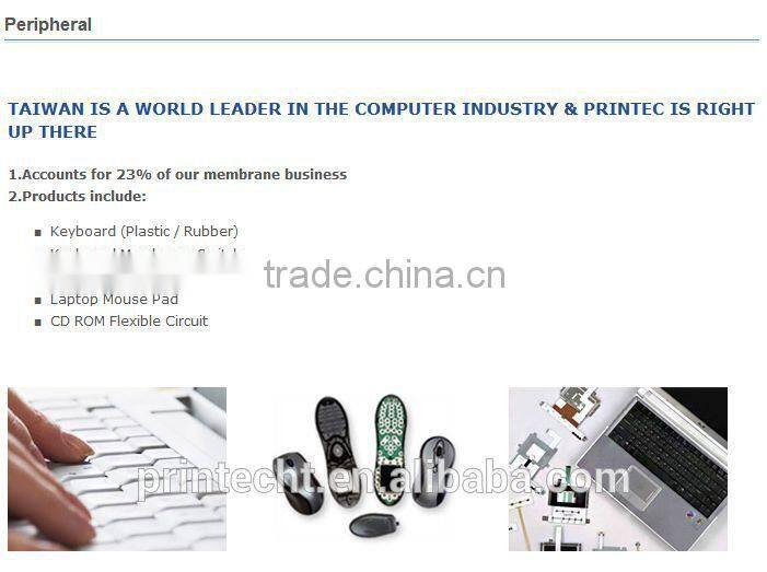 custom made prototype silicone button rubber keypad with metal dome array