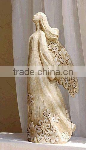 marble outdoor decorative large angle statues