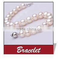 Latest fashion AAA 9.5-10mm button sterling silver single pearl pendant