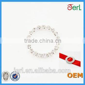 Wedding invitation ribbon rhinestone buckle sliders