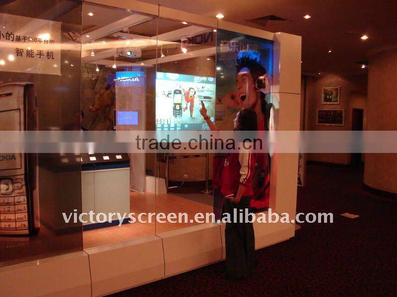 HOT sell 30m*1.524m transparent touch screen