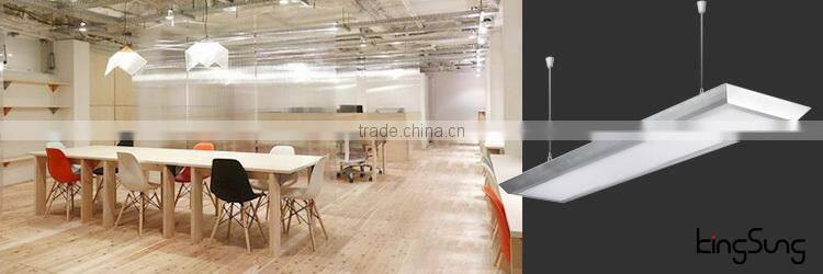 Silver Colour 1192mm With PMMA Lighting Fixtures For Office