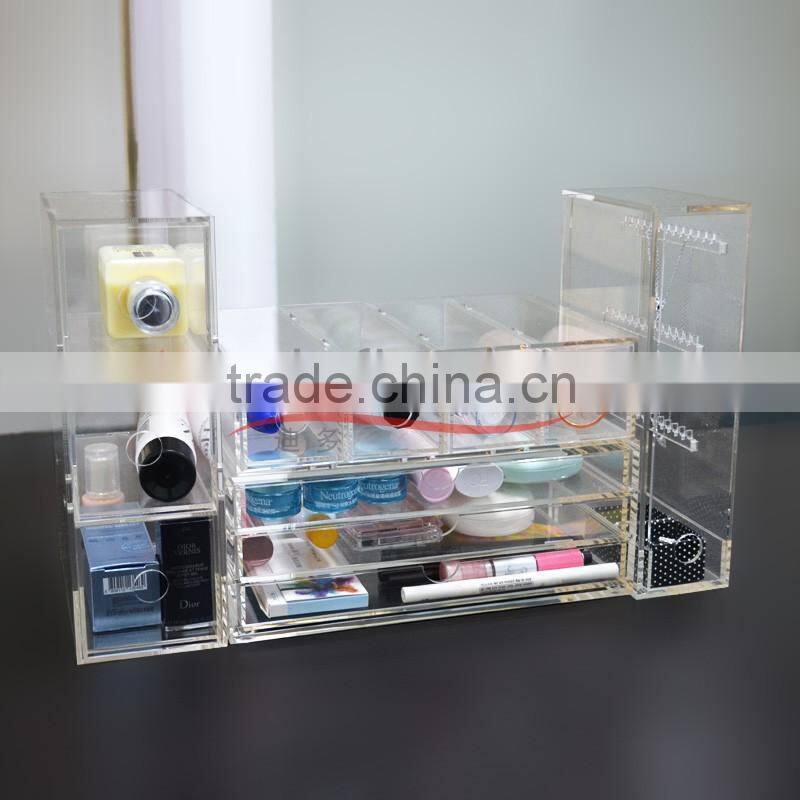 New design acrylic jewelry boxes/acrylic jewelry display/jewelry display cases