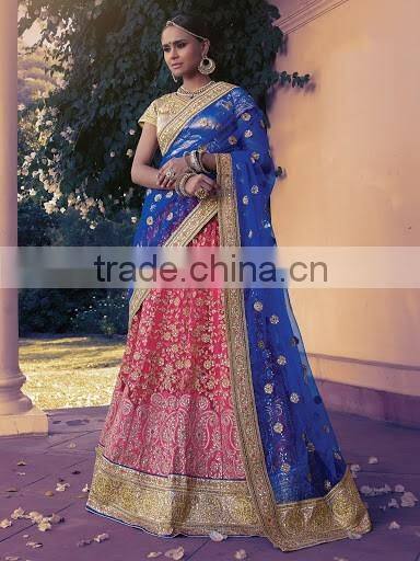 Astute Red Braso Lehenga Choli/fancy lehenga choli/Lehenga Choli Wholesaler In India