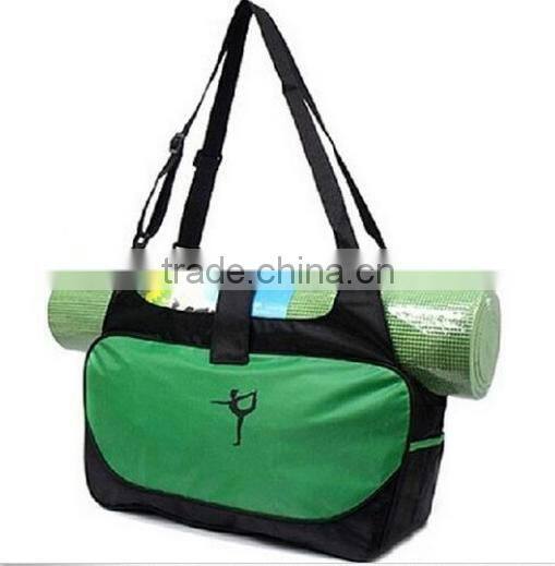 Carrier Gym Tote Pad Holder Exercise Pilates Fitness Sports Green Yoga Mat Bag