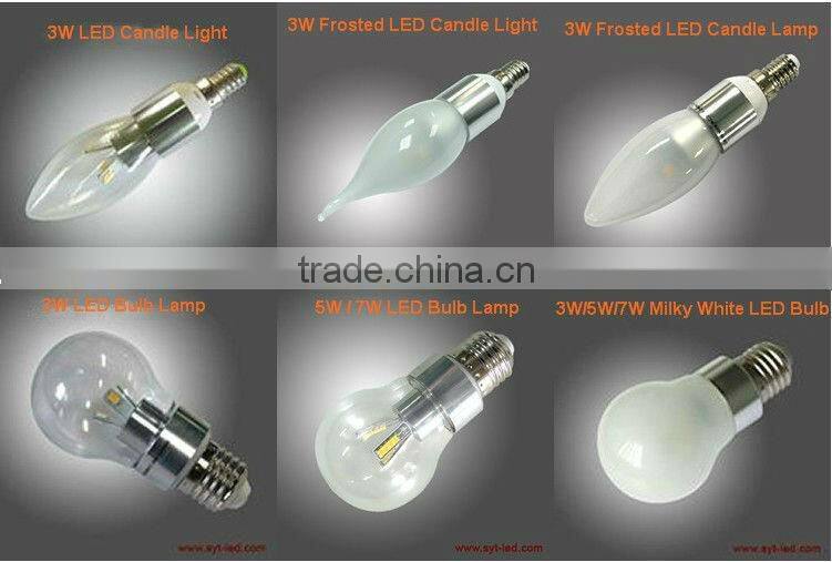 High quality 3w glass e14 wax led candle light suppliers