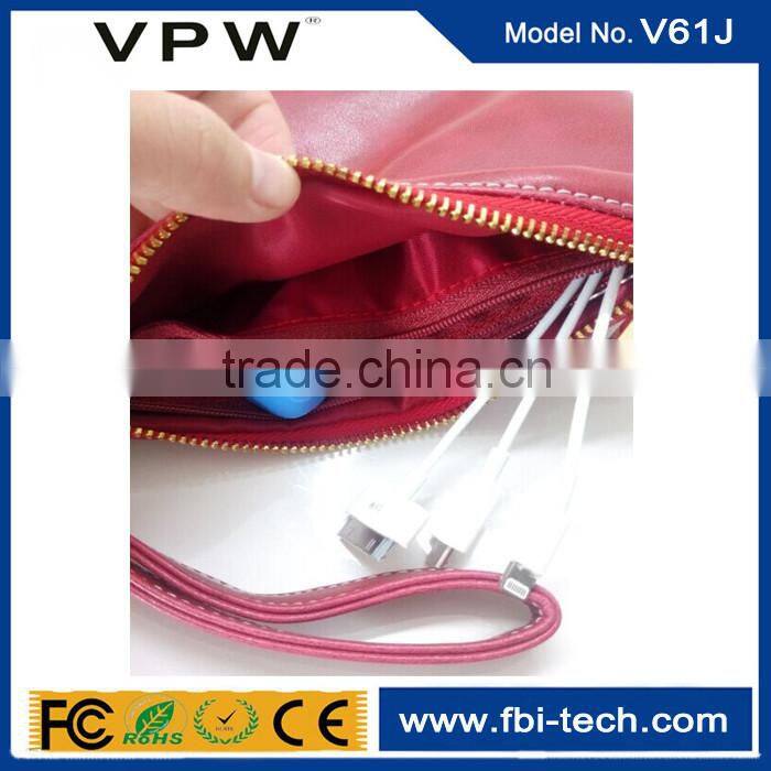 2016 Portable fashion gift new design handbag 2600mAh power bank