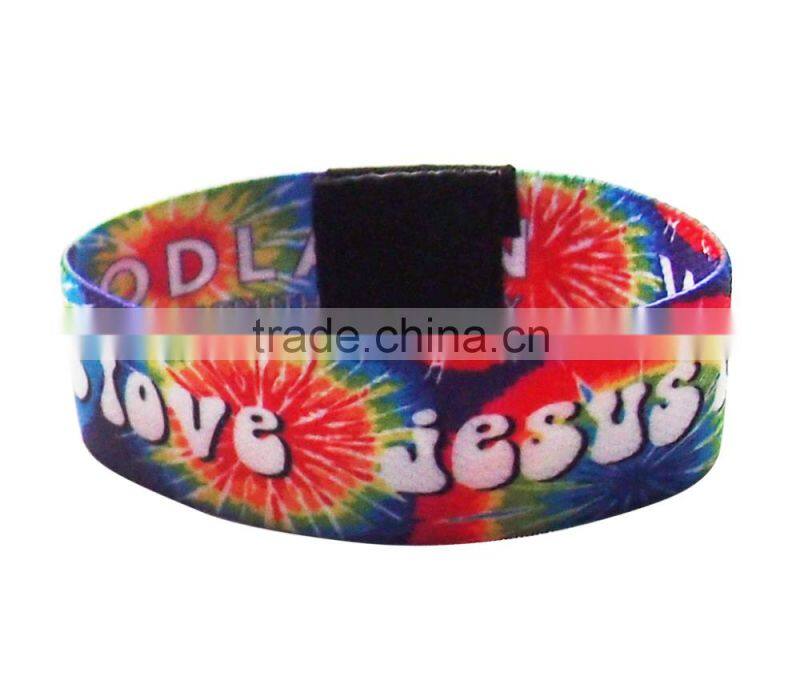 New style China supplier top quality fabric wristband supplier